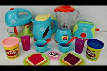 Elsa and Anna Play with Just Like Home Deluxe Kitchen Play Set