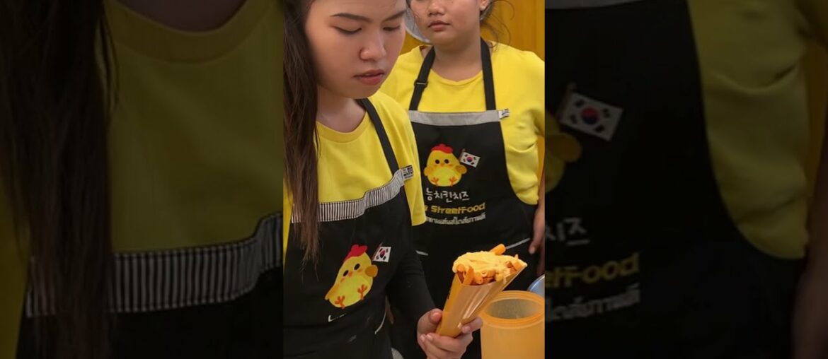 #Shorts Thai street food | French Fries Cheese sauce |