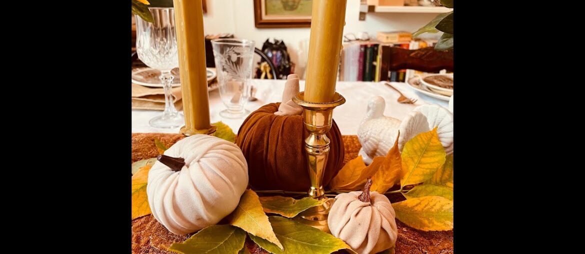 French Country Inspired  Rustic Thanksgiving #frenchcountry #Thrifted