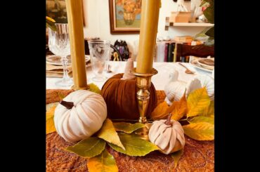 French Country Inspired  Rustic Thanksgiving #frenchcountry #Thrifted