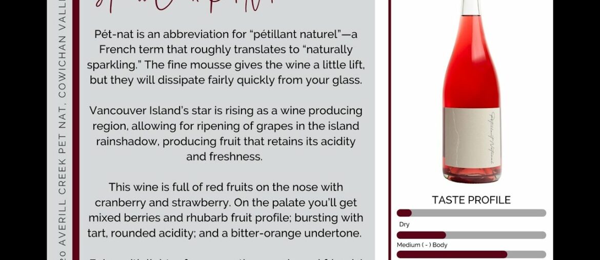 Averill Creek Pet Nat