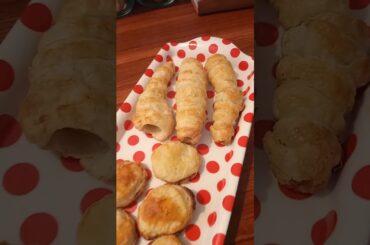 french heart Cookies & cream roll,puff pesrty recipes coming soon#shorts