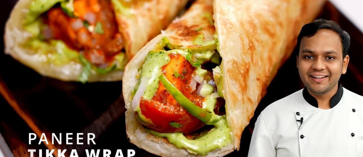 Paneer Tikka Wrap - Work From Home Recipes - Easy Paneer Rolls / CookingShooking