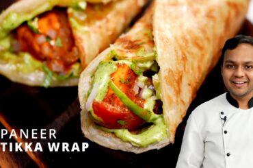 Paneer Tikka Wrap - Work From Home Recipes - Easy Paneer Rolls / CookingShooking