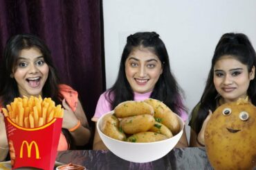 Raw, Fried and Boiled Challenge | Maggi, Macaroni and French Fries | Challenge Gone Wrong