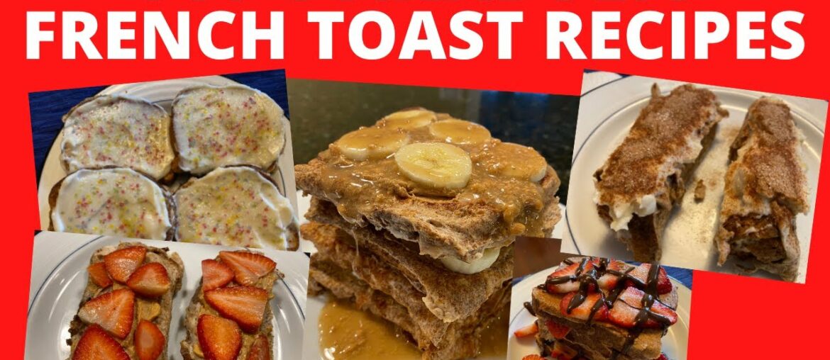 TOP 5 ANABOLIC FRENCH TOAST Recipes | Best High Protein Breakfast for Muscle Gain  | Shredding Diet