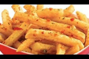 Masala French Fries Recipe | Masala Crispy Potato Chips @ Rukhma Naveed