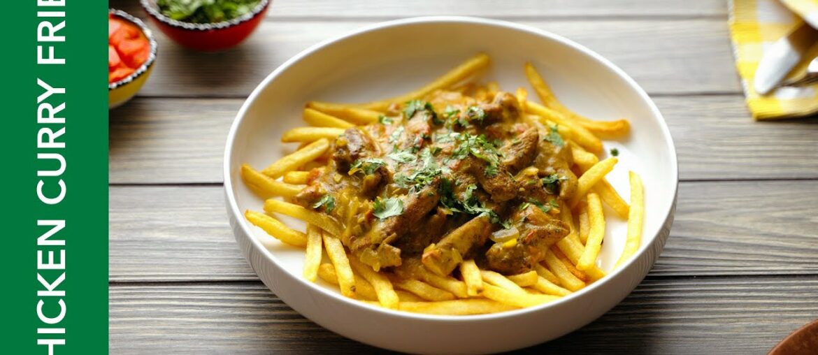 Chicken Curry Fries | French Fries with Indian Curry | Crispy Saucy Loaded Chips Recipe Chicken Curry Fries | French Fries with Indian Curry | Crispy Saucy Loaded Chips Recipe