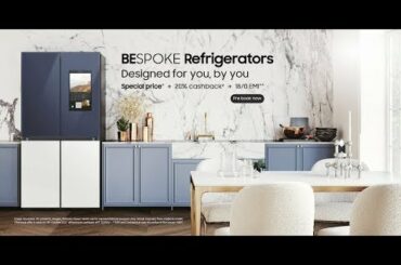 Bespoke Refrigerators launch livestream | Samsung