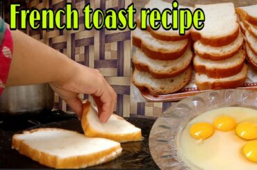 French toast recipe Morning break fast By desi food with shuja @Pak Village Food