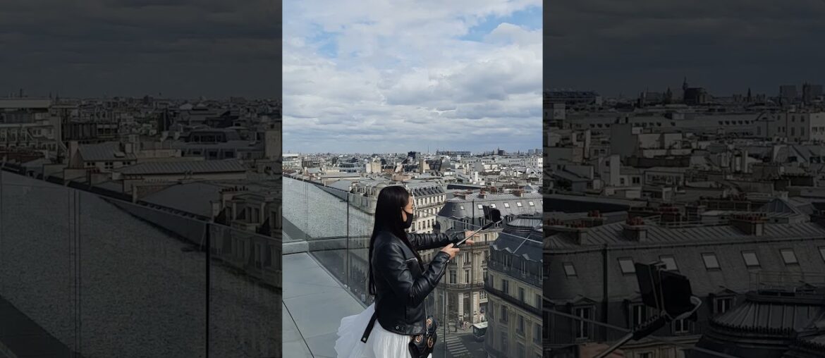 Galeries Lafayette Haussmann .Paris France