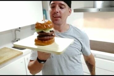HAMBURGUESA GOURMET 5 JOTAS EXPECTACULAR!!!!!!