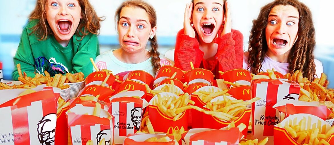 WHO CAN EAT THE MOST FRIES w/The Norris Nuts