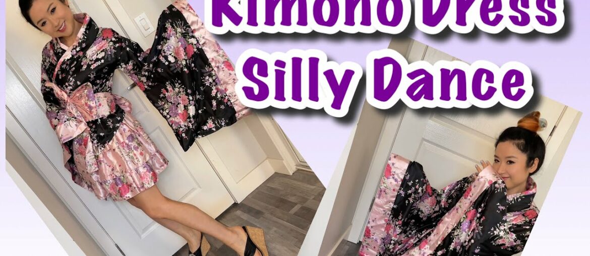 Japanese Kimono Dress Cosplay Silly Dance, Traditional Outfit, Halloween Costume Dress Up, Model