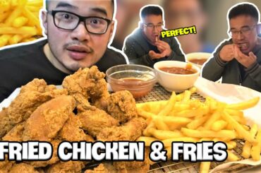 FRIED CHICKEN & FRIES. Recipe