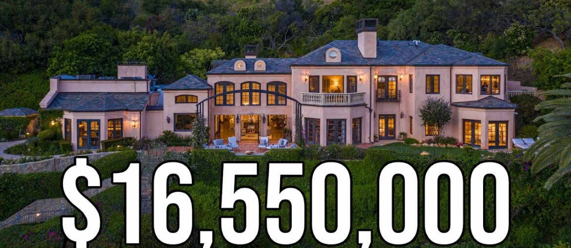 Inside $16,550,000 Prestigious Malibu Mega Mansion | Mansion Tour