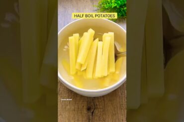 How to make french fries  #shorts food #food #making recipe #shorts