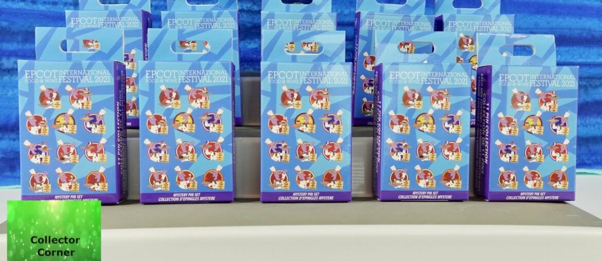 Epcot Disney Food & Wine Festival 2021 Mystery Pin Unboxing | CollectorCorner