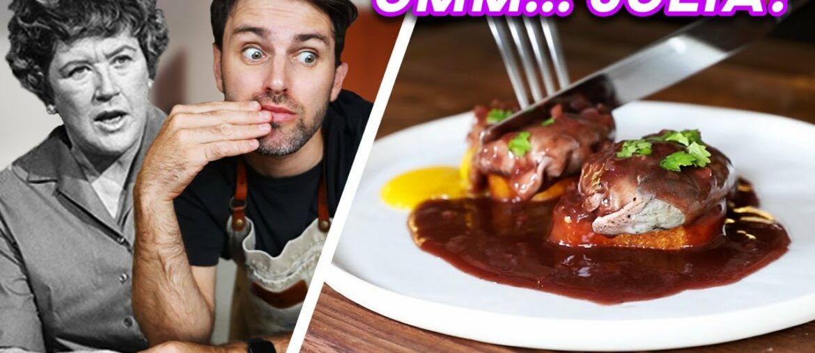 Julia Child's Eggs Poached in... Red Wine (?!) | Jamie & Julia