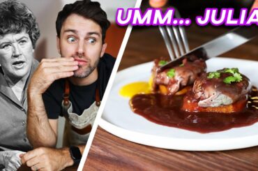 Julia Child's Eggs Poached in... Red Wine (?!) | Jamie & Julia