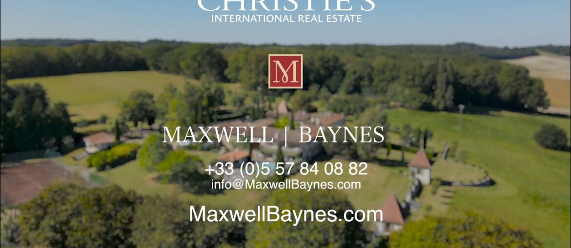 Spectacular 18th Century luxury property for sale in Charente, France.  Maxwell-Baynes ref: CC1077