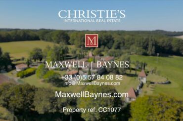 Spectacular 18th Century luxury property for sale in Charente, France.  Maxwell-Baynes ref: CC1077