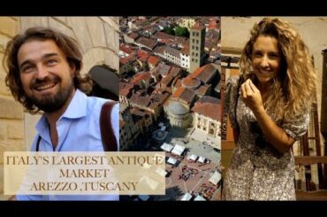 ITALY'S LARGEST ANTIQUE MARKET, AREZZO TUSCANY: Vintage Thrift Shopping for a Country Farmhouse