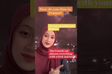 Tiktok Pelajar IIC - Dining in France
