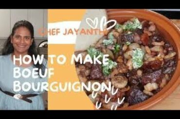 How to Make  Boeuf Bourguignon (Beef Stewed in Burgundy Red Wine)
