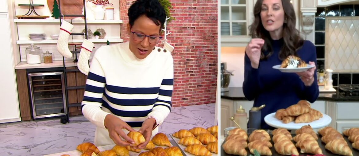 Authentic Gourmet (18) Classic French Butter Croissants on QVC