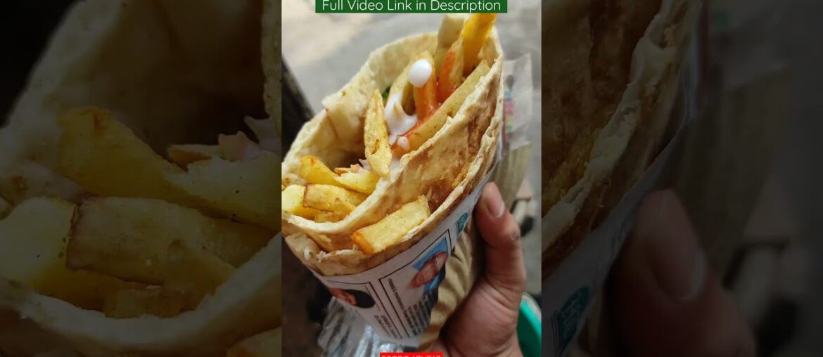 afghan french fries burger street food #shorts #youtubeshorts #streetfood #delhifood #foodieabuzar