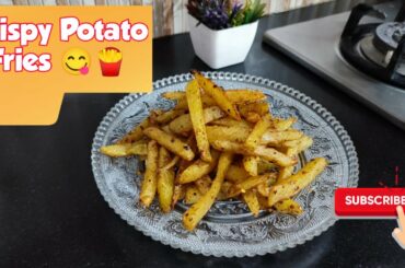Crispy Potato Fries | French Fries Recipe | Aloo Chips | How to make Crispy French Fries