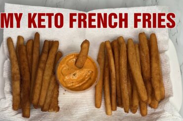 The best keto french fries/ my special recipe