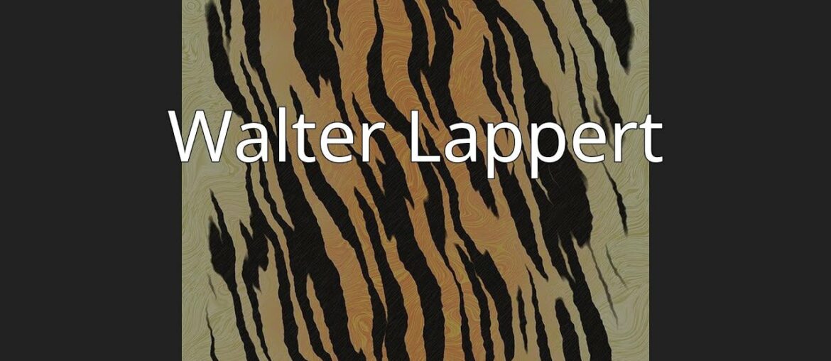 Walter Lappert Walter Lappert