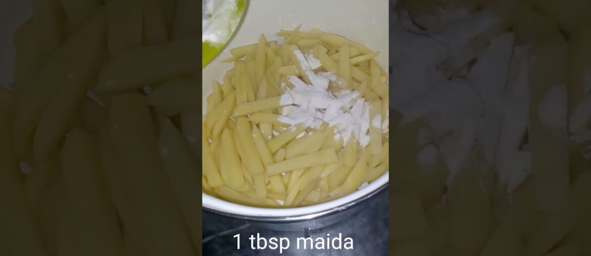 Crispy French Fries recipe by Dawat food secrets