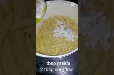 Crispy French Fries recipe by Dawat food secrets