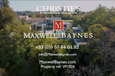 Beautiful contemporary villa for sale, Camblanes-et-Meynac near Bordeaux, France. VP1026