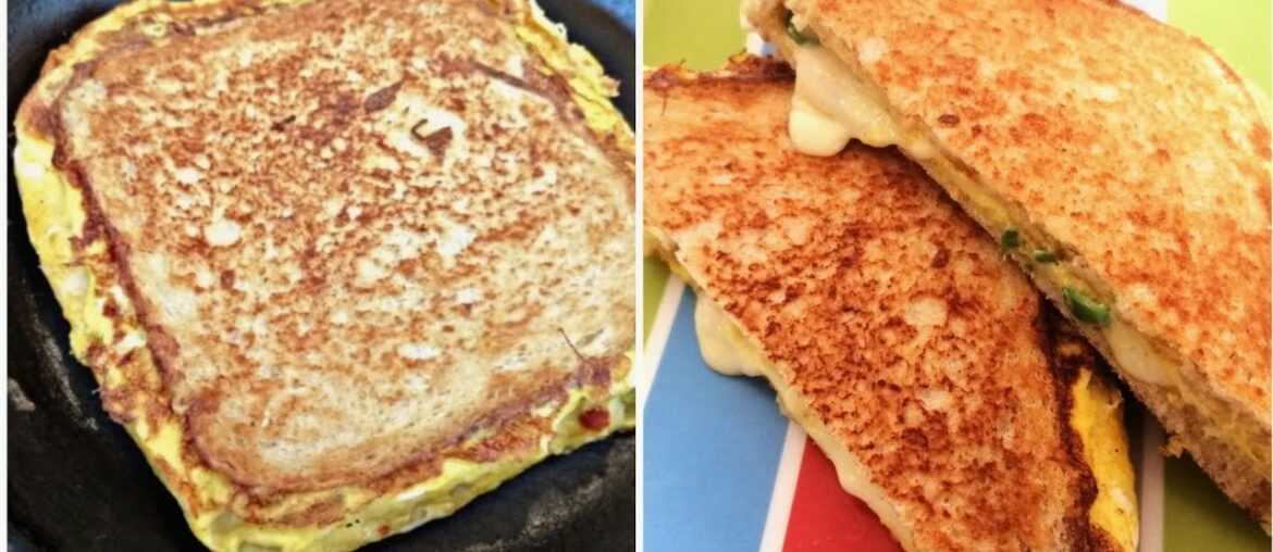 French Toast Omelette Sandwich | Egg Sandwich | Egg Toast Recipe