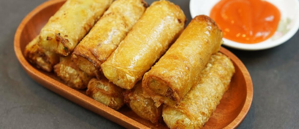 Potato Spring Rolls ! Crispy French Fries ! Make this Potato Recipes and you will be amazed