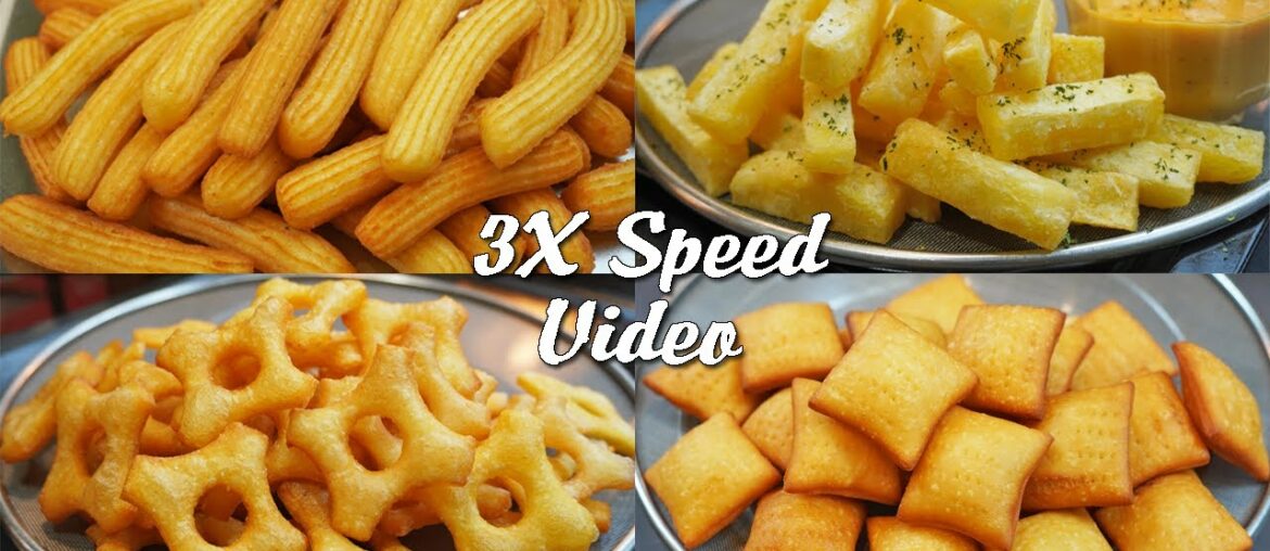 5 Simple and Quick Crispy French Fries Recipes ! Will delight the whole family ! 3x Speed Video