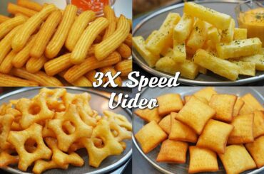 5 Simple and Quick Crispy French Fries Recipes ! Will delight the whole family ! 3x Speed Video
