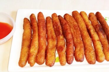 Crispy Potato Snacks Recipe-French Fries Recipe-Crispy Potato Fingers-Potato Recipes-Quick & Easy