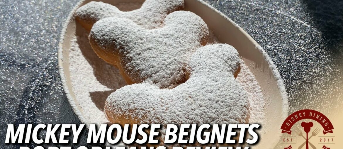 Enjoying Mickey Mouse Beignets at Port Orleans French Quarter Enjoying Mickey Mouse Beignets at Port Orleans French Quarter
