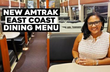 New Amtrak East Coast Dining Menu And Q&A