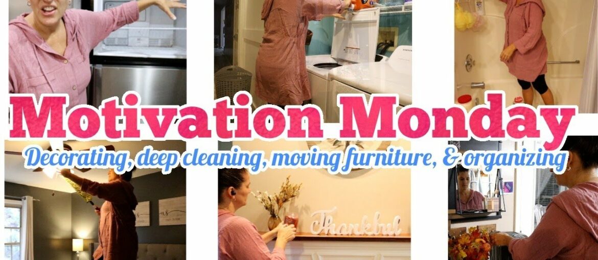 Motivation Monday | Decorating | Moving Furniture | Cleaning | Finding Dinner Motivation Monday | Decorating | Moving Furniture | Cleaning | Finding Dinner