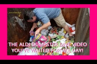 THE ALDI DUMPSTER DIVE VIDEO YOU HAVE BEEN WATING ALL DAY FOR!