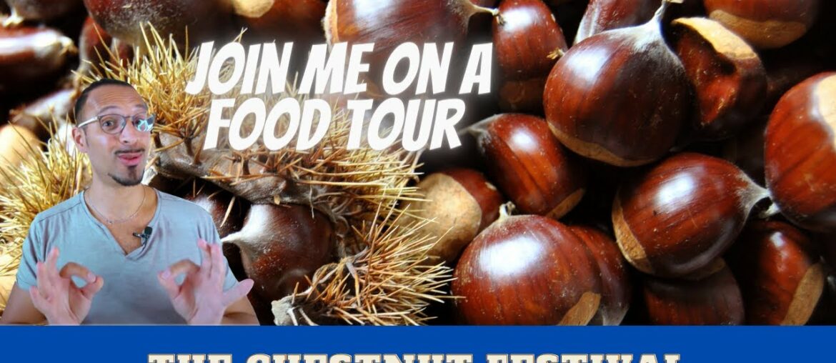 French food culture //  Food tour at the chestnut festival // advanced level