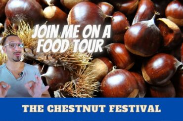 French food culture //  Food tour at the chestnut festival // advanced level