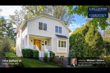Sale: 5 Beds - 4 Baths - 4075 sq ft - Chevy Chase - MD [$1,750,000] MLS #: MDMC2000537