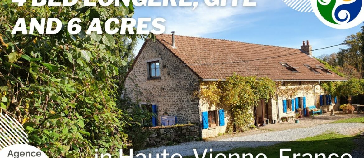 FRENCH PROPERTY FOR SALE – Haute-Vienne – Amazing 4 bed house, gite and over 6 acres FRENCH PROPERTY FOR SALE - Haute-Vienne - Amazing 4 bed house, gite and over 6 acres